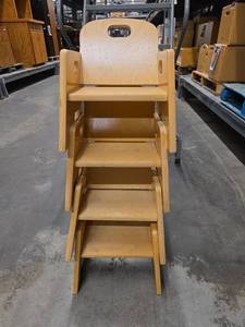 lot 20343 image: (4) Kaplan Early Learning Wooden Chair