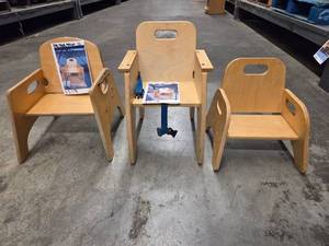 lot 20349 image: (3) Childrens Chair