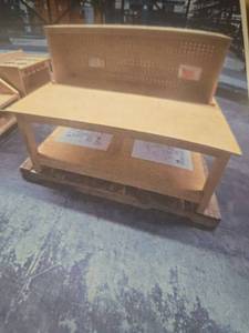 lot 20364 image: Wooden Retail Display Shelf Unit