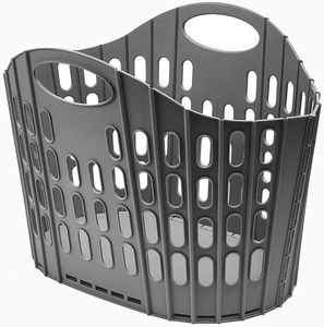 lot 2239 image: Addis Flat Easy Store Laundry Basket, Dark Grey, 38L 518150