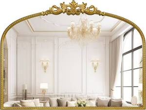 lot 2245 image: $96 WallBeyond Gold Vintage Mirror 32x24 Inch - Ornate Frame