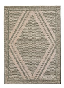 lot 2275 image: $110 Sage Natural Diamond Rug by Dave & Jenny Marrs, 5 x 7