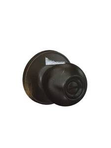 lot 2283 image: Rigsby BedBath Privacy Door Knob - Aged Bronze