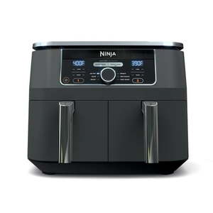 lot 2295 image: $186 Ninja Foodi 8 qt 2-Basket Air Fryer, DualZone Tech, SmartFinish