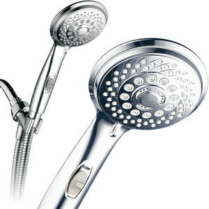 lot 2310 image: PowerSpa 7-Setting Hand Shower with Pause Switch, Chrome