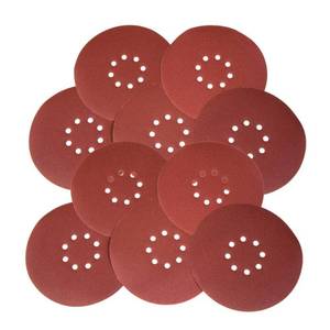 lot 2319 image: Drywall Sander 60-Grit Hook and Loop 9 in. Sandpaper (10-Pack)