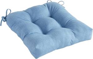 lot 2334 image: Greendale Home Fashions 20 Blue Heather Outdoor Seat Cushion