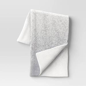 lot 2351 image: Reversible Ombre Cozy Knit Throw BlueGray - Threshold