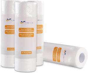 lot 2355 image: TONLEA Paper Towels 4 Rolls 200 Sheets, Washable, Reusable