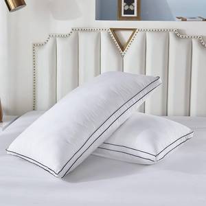 lot 2388 image: ONE Gehannah Bed Pillow, Luxury Plush, Microfiber, SideBack Sleepers