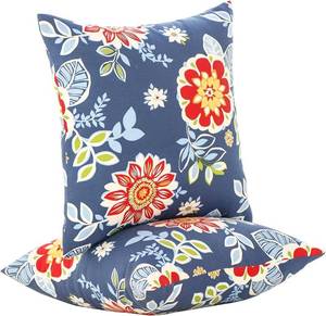 lot 2398 image: JMGBird Outdoor Waterproof 18x18 Pillows for Patio & Sofa