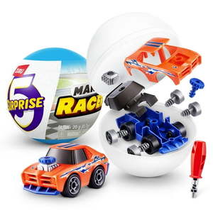 lot 2461 image: 5 Surprise Make-A-Racer Race Car Unboxing Toy Collectible by ZURU