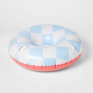 lot 2494 image: 48 Snow Tube Checkerboard -Sun Squad