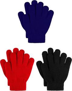 lot 2496 image: Cooraby 4 Pairs Kids Winter Gloves