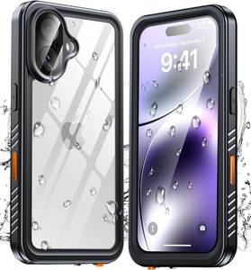lot 2497 image: Waterproof Case Built-in Screen Protector, Shockproof, Dustproof