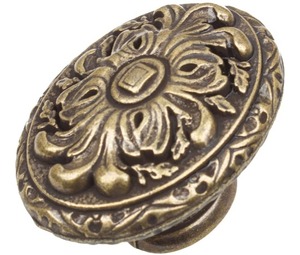 lot 2517 image: GlideRite 5710-AB-10 1.125 Classic Round Cabinet Knob