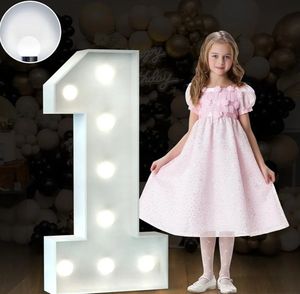 lot 40304 image: Marquee Numbers 3 Feet Tall Big Light Up Numbers First 1 - Retail $19