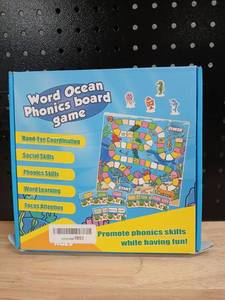lot 40327 image: Word Ocean Phonics Board Game Educational Set - Retail $15