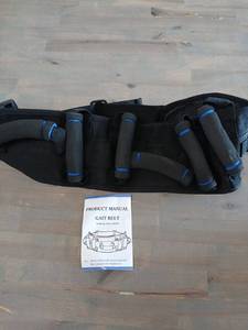 lot 40334 image: Medical Gait Belt with Handles - Walking Safety Aid - Retail $25