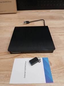 lot 40340 image: Laurensory USB External CDDVD Drive - Retail $25