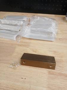 lot 40353 image: 10 Pack Champagne Cabinet Finger Pulls - Retail $19