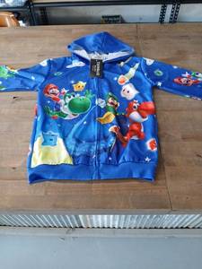 lot 40402 image: Super Mario Galaxy Kids zip up jacket ML - Retail $25