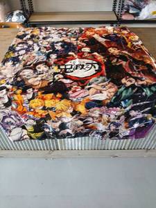lot 40409 image: Demon Slayer Anime Character Collage Art 52 inches x 40 inches - Retail $30