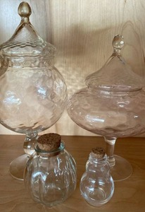 lot 26 image: Glass Apothecary Jars