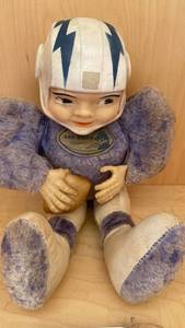 lot 38 image: San Diego Chargers Mascot Doll - 1960s