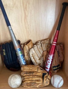lot 40 image: Baseball Equipment Collection
