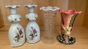 lot 79 image: Vintage Mixed Vases