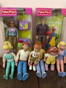 lot 503 image: Fisher Price Loving Family, Grandma and Grampa are New in Box, in a Tote
