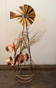 lot 555 image: CopperBrass Windmill