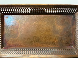 lot 621 image: Copper Platter, Approx 10x22