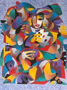 Art - "To Be Or Not To Be", Anatole Krasnyansky, Seriolithograph, COA is Provided, Approx 20"x16", Professionally Framed