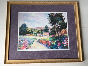 lot 306 image: Art - The Chapel, Alex Perez, Seriolithograph, COA is Provided, Approx 15x20, Professionally Framed