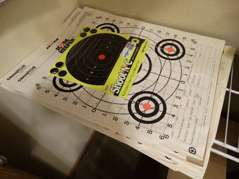 lot 4382 image: Paper targets.
