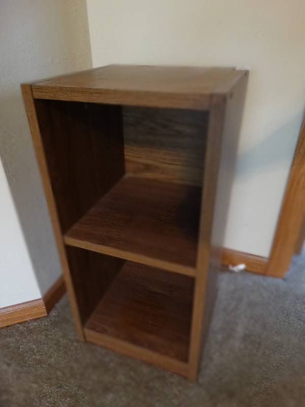 lot 4388 image: Small wood shelf 25 x 12 .