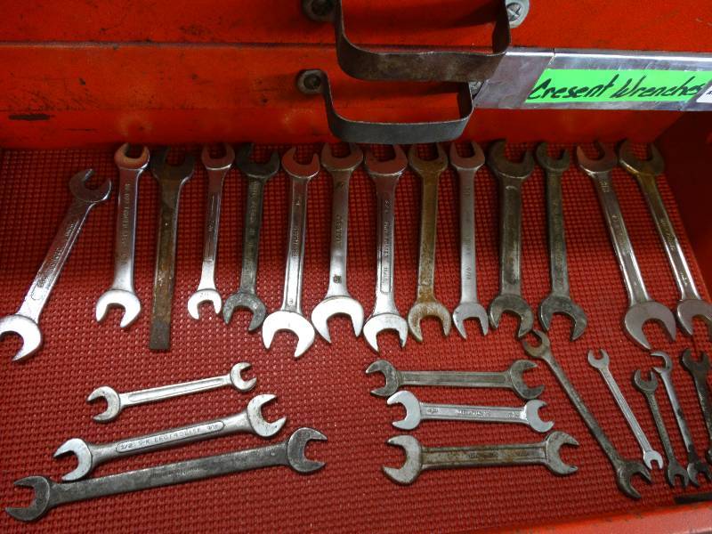 lot 4556 image: Lot of wrenches.