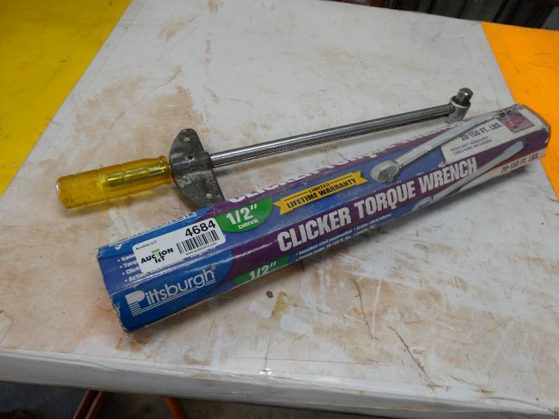 lot 4684 image: Lot of torque wrenchs.