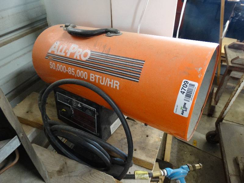 lot 4709 image: Propane heater.