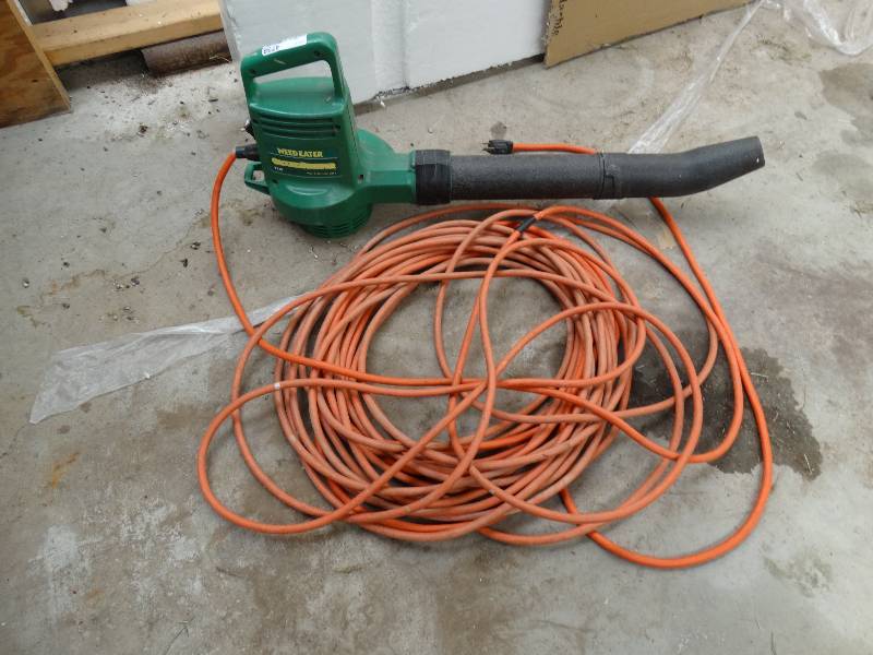 lot 4738 image: Weedeater electric blower wextenion cord.