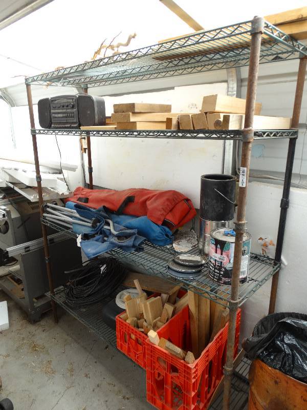 lot 4741 image: Metro rack w4 shelves.