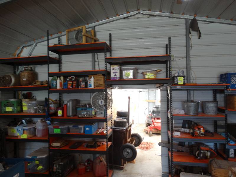 lot 4745 image: Shelving units. CONTENTS NOT INCLUDED.
