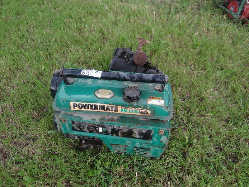 lot 13616 image: Powermate electric generator pm1500.