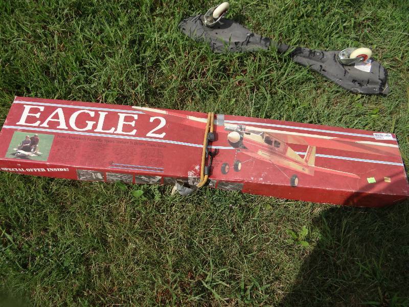 lot 13645 image: Eagle 2 model plane.