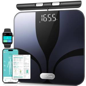 lot 9010 image: Posture Scale for Body Weight and Fat, Digital Bathroom Scale BMI Weighing Bluetooth Body Fat Scale, 8 Electrode Smart Body Fat Scale, Full Body Composition Analyzer with Voice Prompt