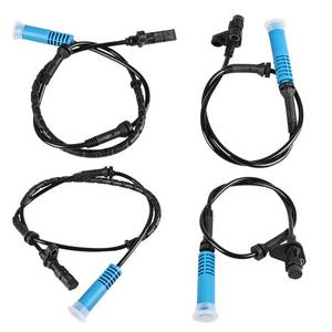 lot 9042 image: WMPHE 4 Pcs ABS Wheel Speed Sensors Compatible with BMW 525i 528i 530i 540i M5, Front and Rear abs Sensors, Replacement for 34526756375, 34526756376