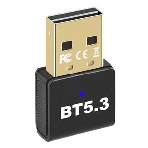 lot 9076 image: Latest Bluetooth 5.3 USB Adapter for PC Desktop, Wireless Transmitter Dongle for Windows 11108.17 Computer Laptop, Plug & Play, Pair wBluetooth Headset Speaker Keyboard Mouse Printers