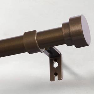 lot 9088 image: IFELS Heavy Duty Curtain Rods for Windows 66 to 120 Inch, 1 Inch Bronze Window Curtain Rod for Bedroom, Living Room, Outdoor, Adjustable Easy Install Long Modern Curtains Rods(A1,Bronze,30-120)